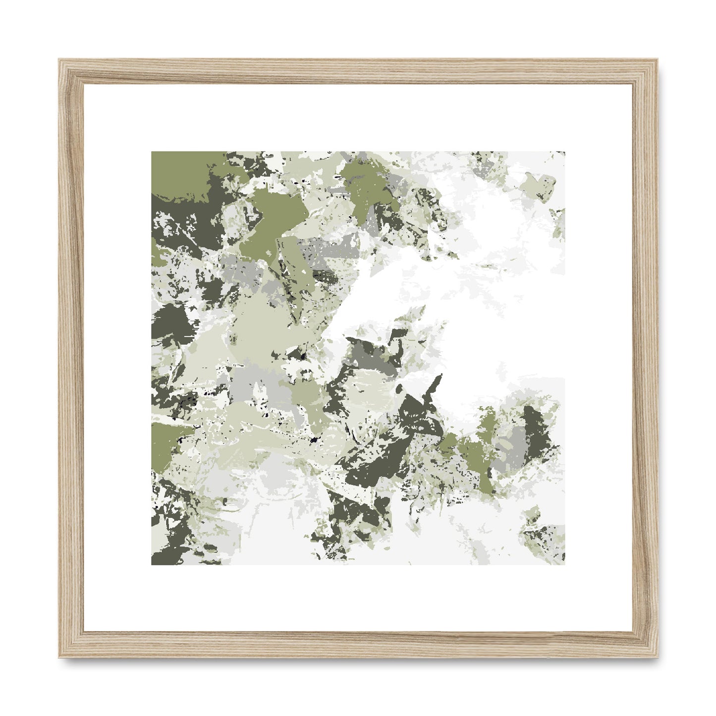 Framed Graphic Art Print, White Mat - 8x8 12x12 16x16 20x20 24x24 28x28 inches | FPS-1240-7695