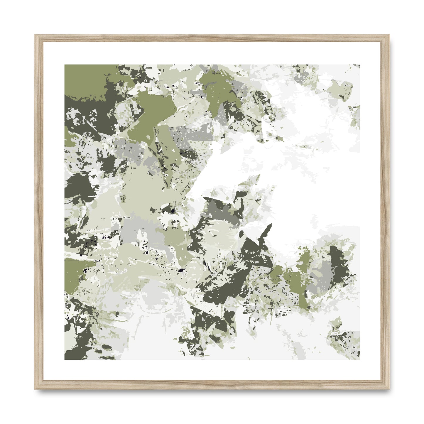 Framed Graphic Art Print, White Mat - 8x8 12x12 16x16 20x20 24x24 28x28 inches | FPS-1240-7695