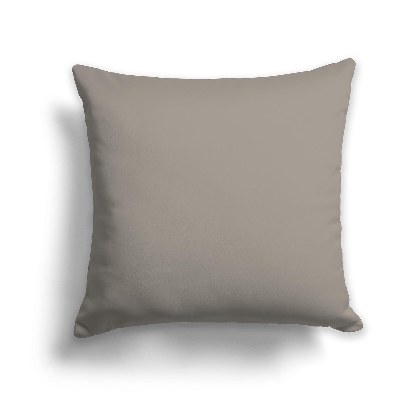 Square Throw Pillow in Solid Brown