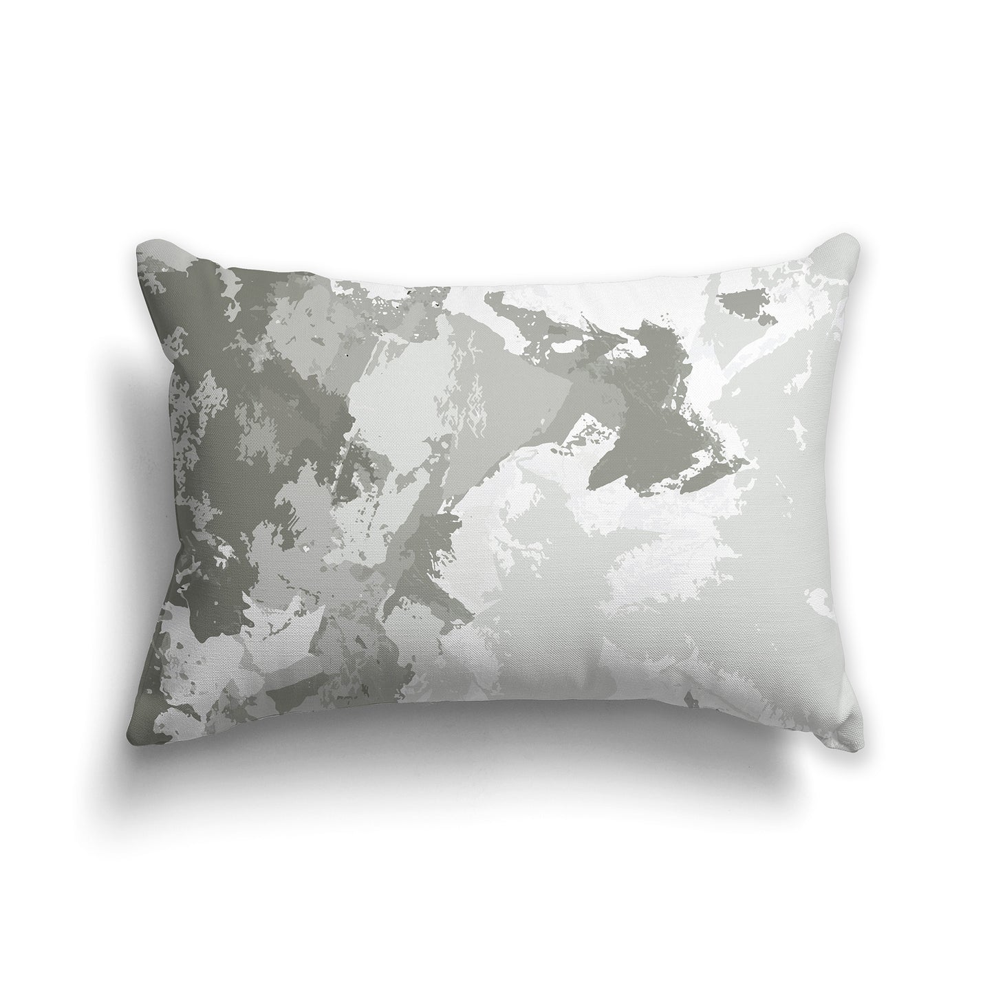 Lumbar Throw Pillow featuring graphic art from the River Shale Collection