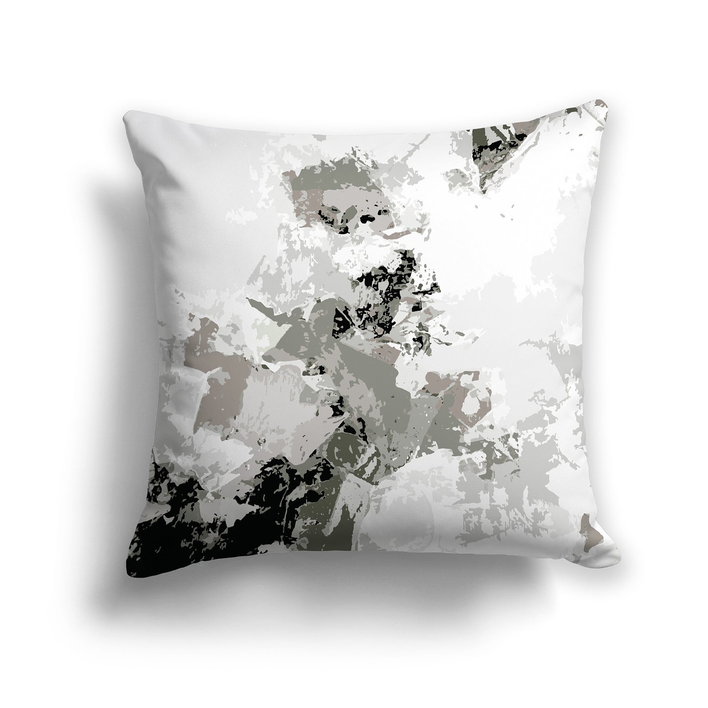 Square Throw Pillow featuring graphic art from the Old Oak Collection