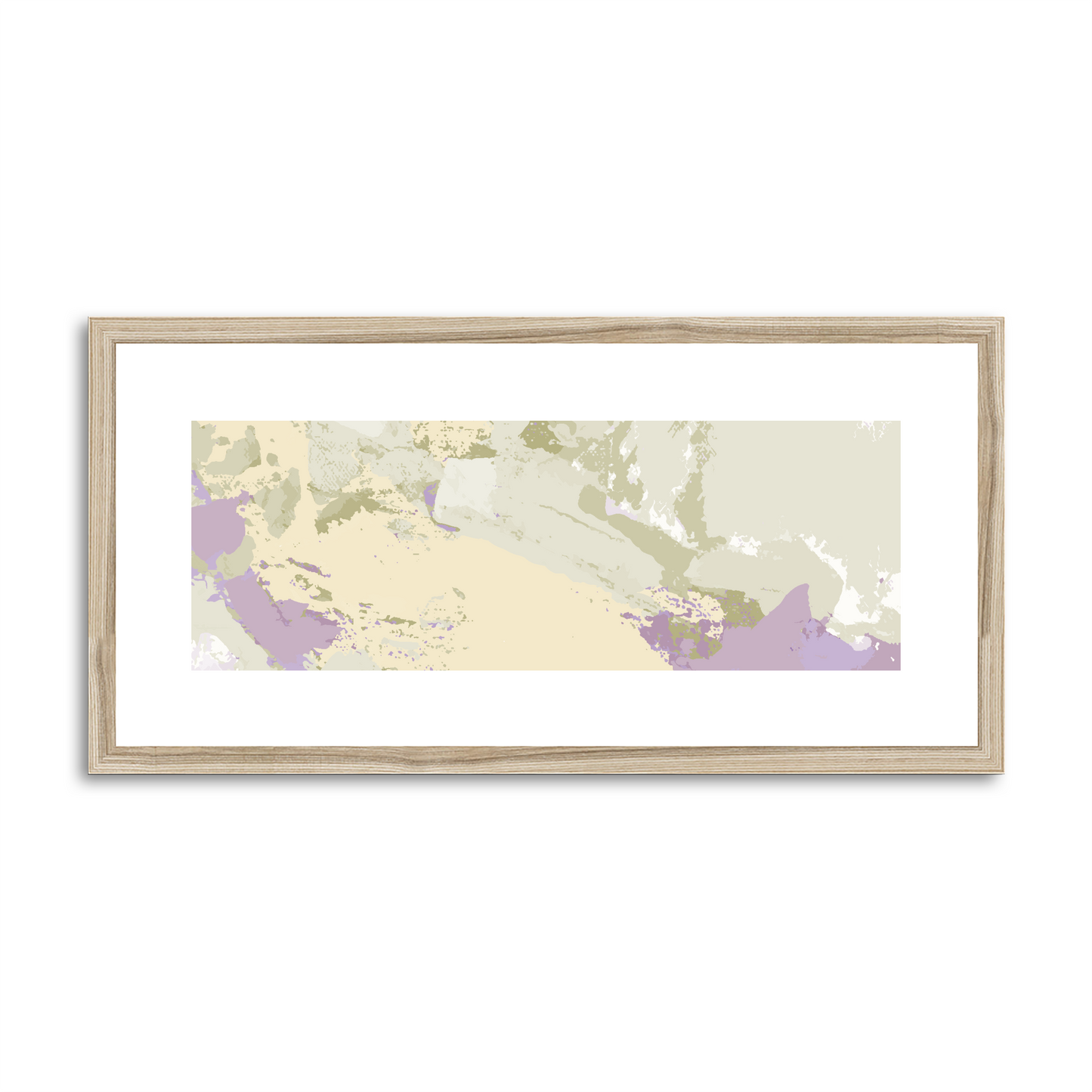 Framed Graphic Art Print, White Mat - 12x24 inches | FP-1250-7688