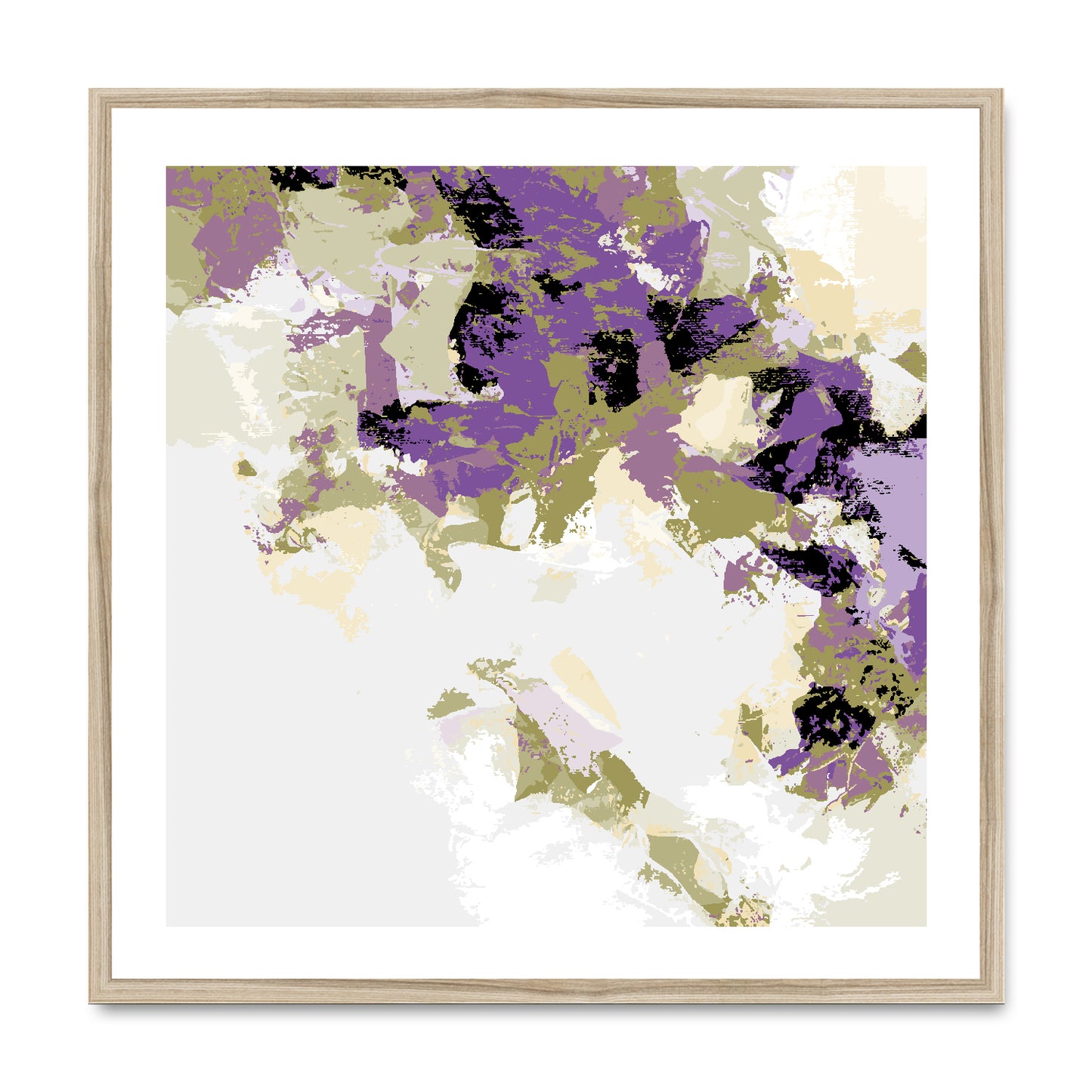 Framed Graphic Art Print, White Mat - 8x8 12x12 16x16 20x20 24x24 28x28 inches | FPS-1250-7693
