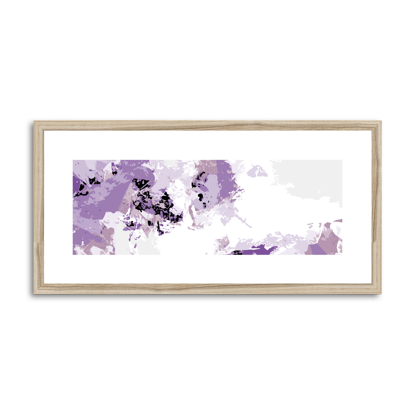 Framed Graphic Art Print, White Mat - 12x24 inches | FP-1250-7694