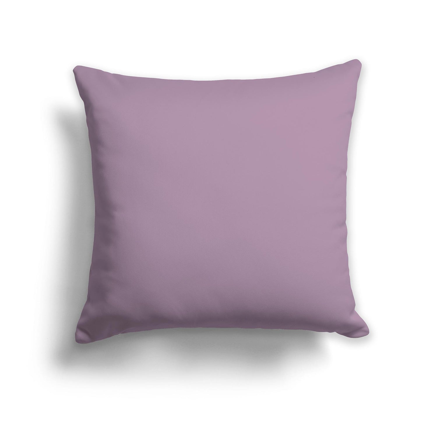 Square Throw Pillow in Solid Mauve