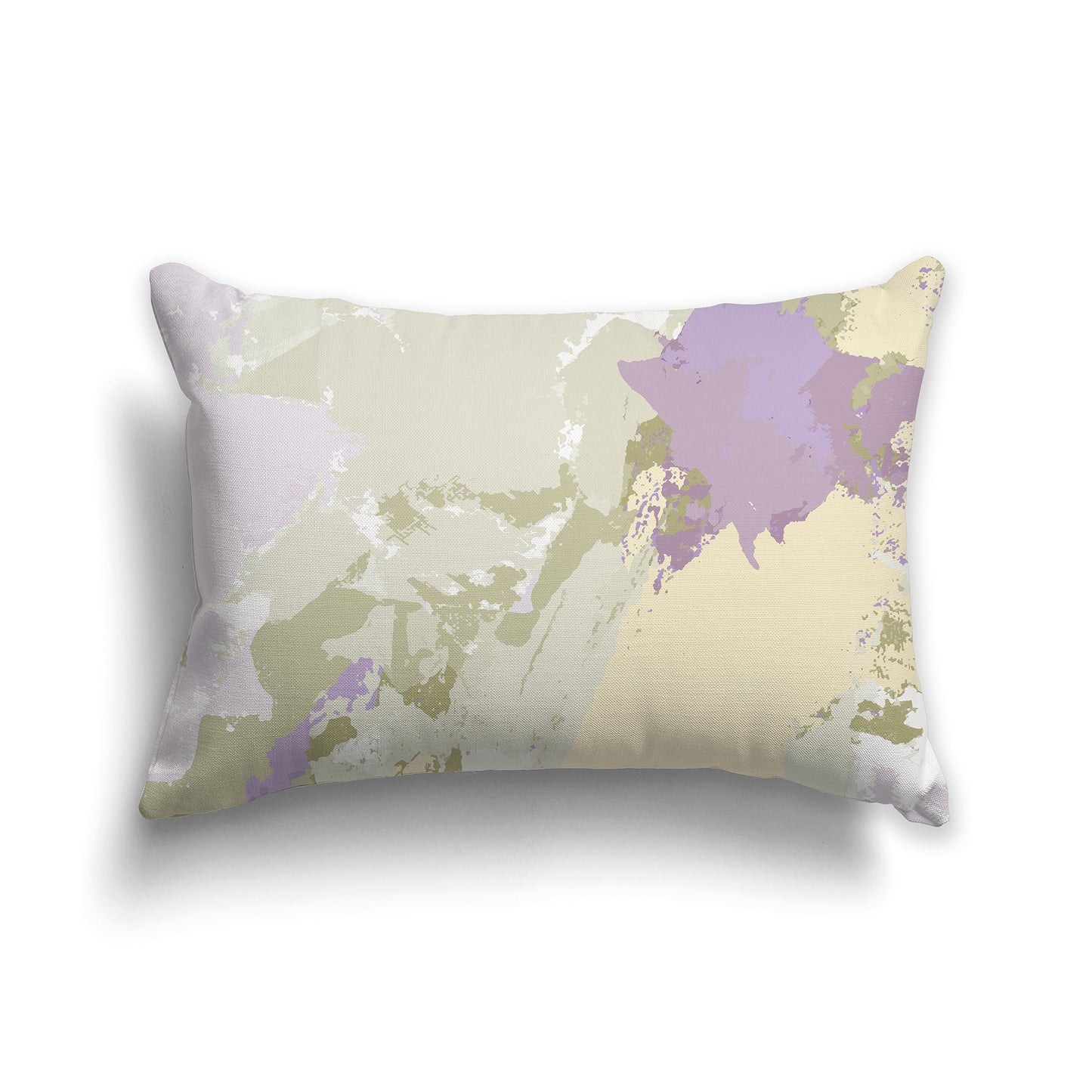 Lumbar Throw Pillow featuring graphic art from the Daisy Garden Collection