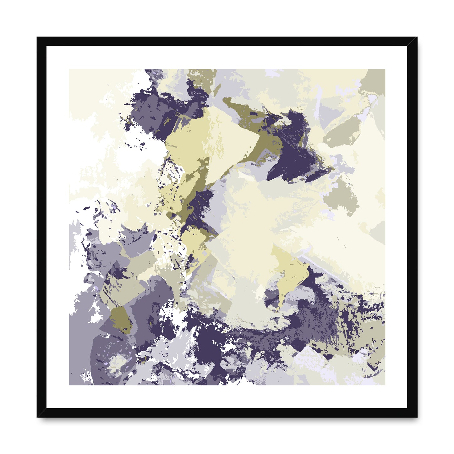Framed Graphic Art Print, White Mat - 8x8 12x12 16x16 20x20 24x24 28x28 inches | FPS-1260-7691