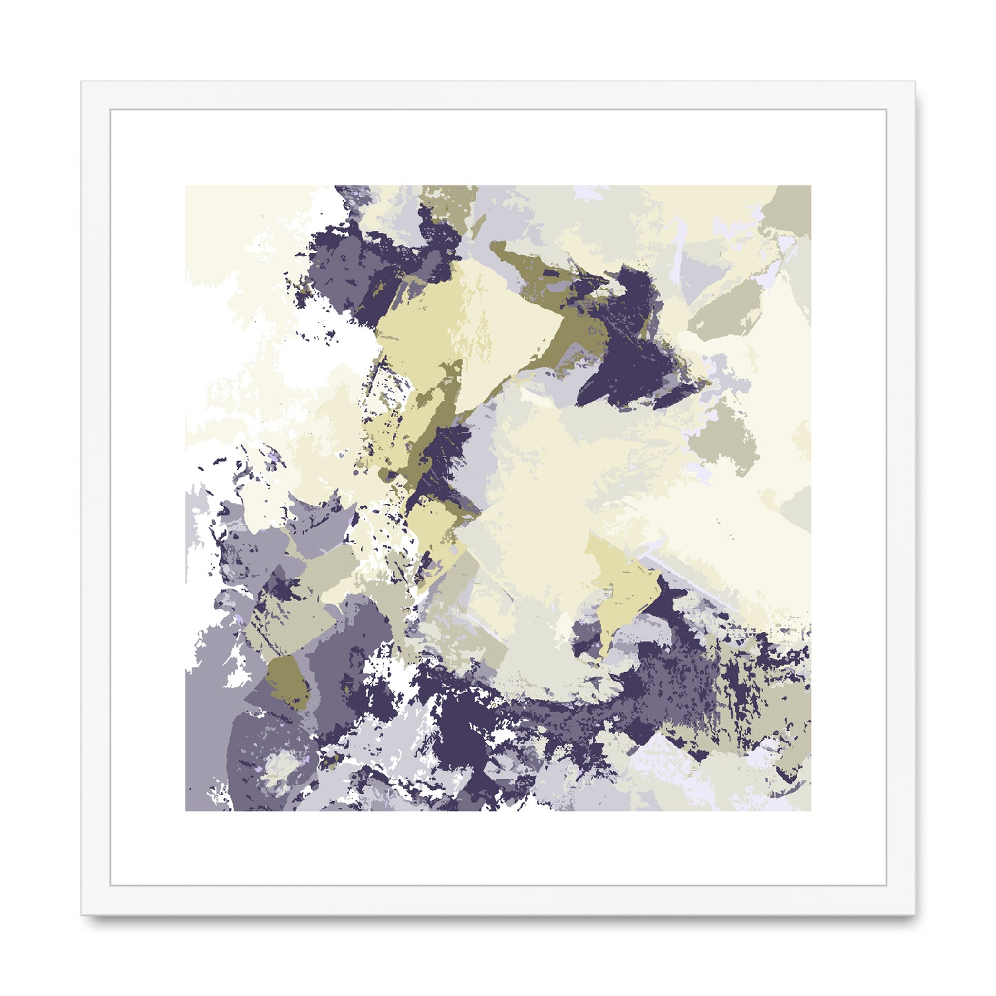 Framed Graphic Art Print, White Mat - 8x8 12x12 16x16 20x20 24x24 28x28 inches | FPS-1260-7691