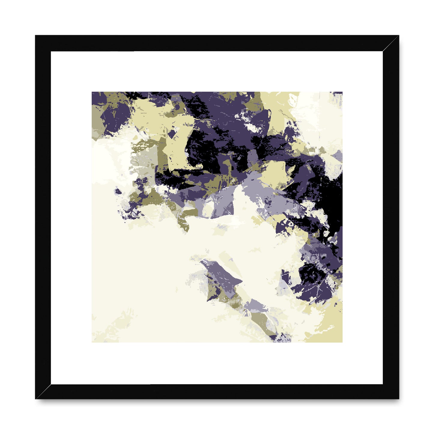Framed Graphic Art Print, White Mat - 8x8 12x12 16x16 20x20 24x24 28x28 inches | FPS-1260-7693