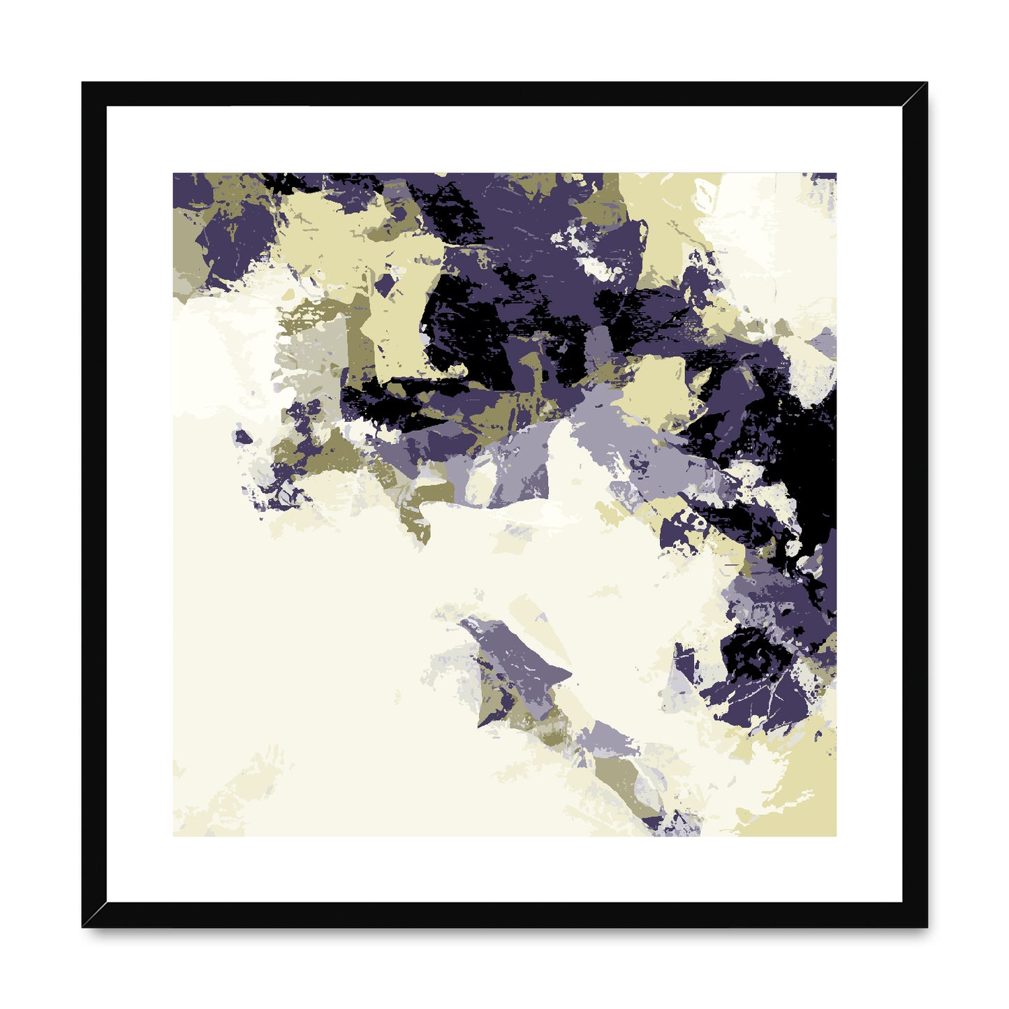 Framed Graphic Art Print, White Mat - 8x8 12x12 16x16 20x20 24x24 28x28 inches | FPS-1260-7693