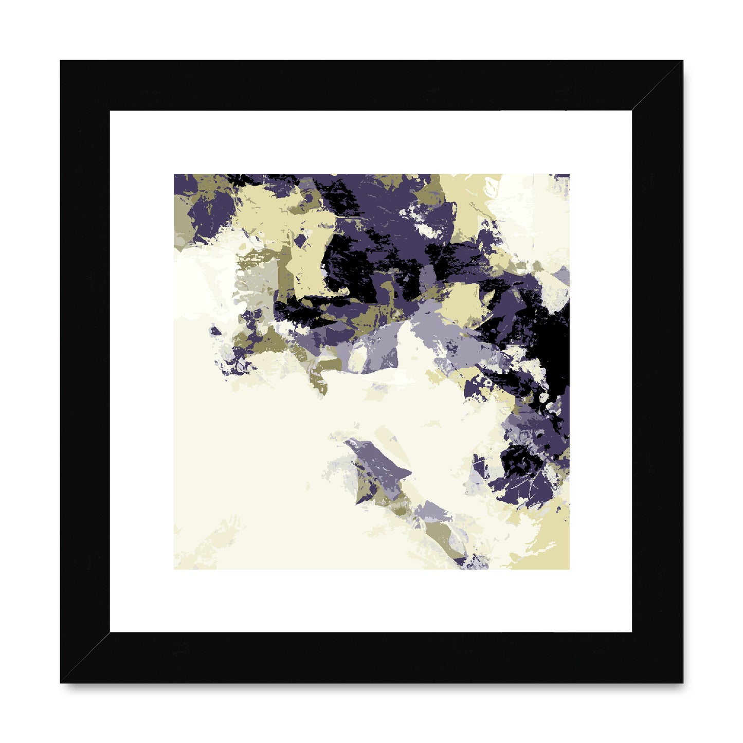 Framed Graphic Art Print, White Mat - 8x8 12x12 16x16 20x20 24x24 28x28 inches | FPS-1260-7693