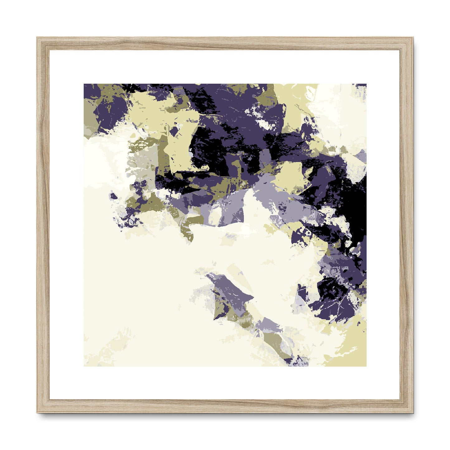 Framed Graphic Art Print, White Mat - 8x8 12x12 16x16 20x20 24x24 28x28 inches | FPS-1260-7693