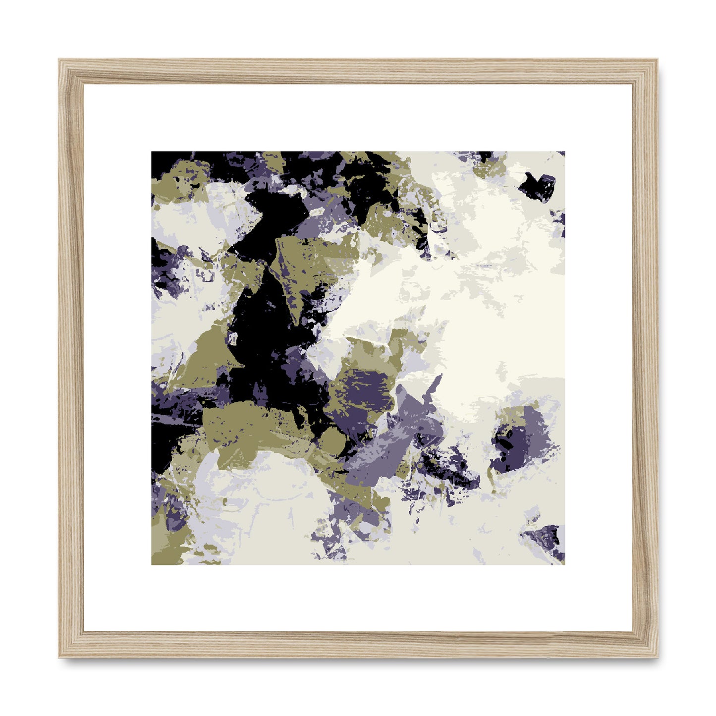 Framed Graphic Art Print, White Mat - 8x8 12x12 16x16 20x20 24x24 28x28 inches | FPS-1260-7695