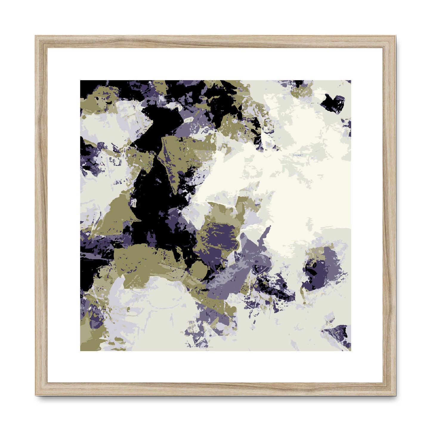 Framed Graphic Art Print, White Mat - 8x8 12x12 16x16 20x20 24x24 28x28 inches | FPS-1260-7695