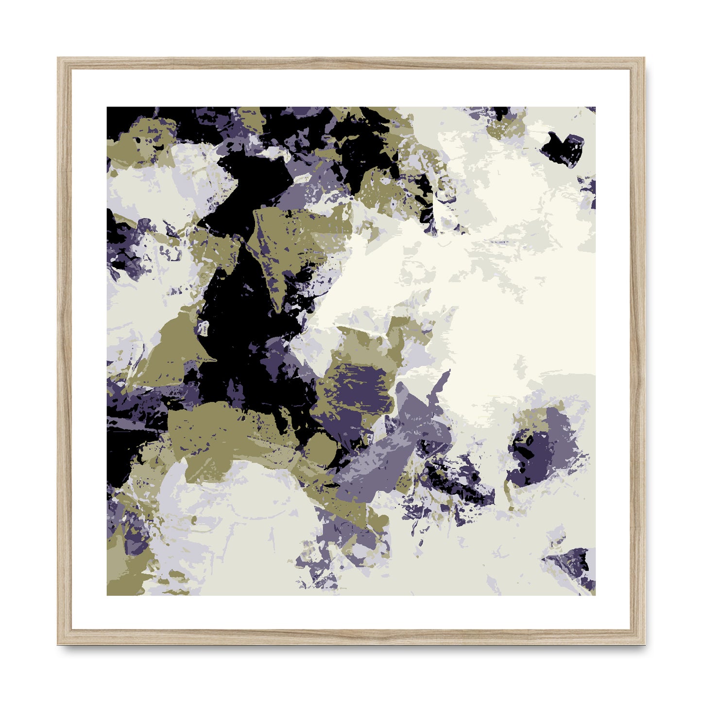 Framed Graphic Art Print, White Mat - 8x8 12x12 16x16 20x20 24x24 28x28 inches | FPS-1260-7695