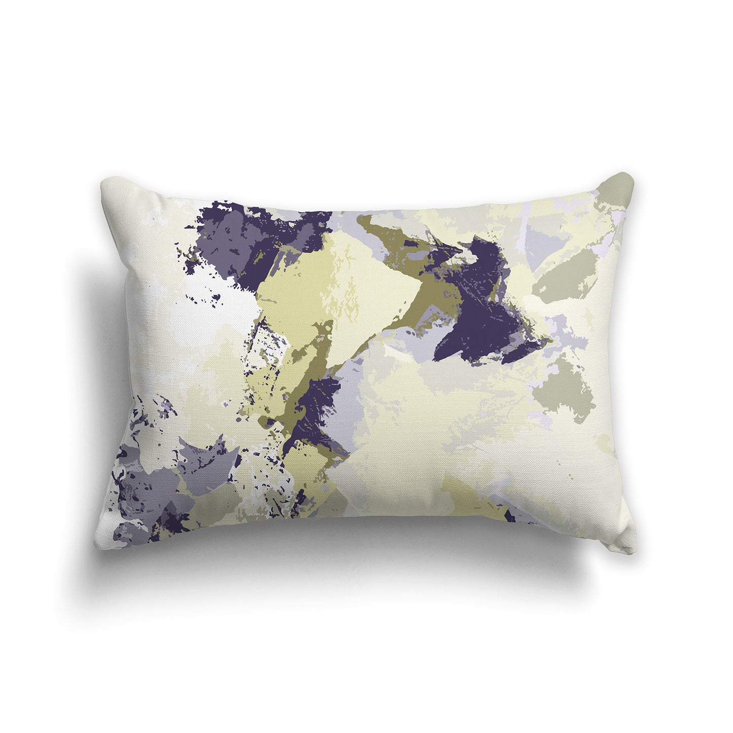 Lumbar Throw Pillow featuring graphic art from the Mint Chocolate Collection