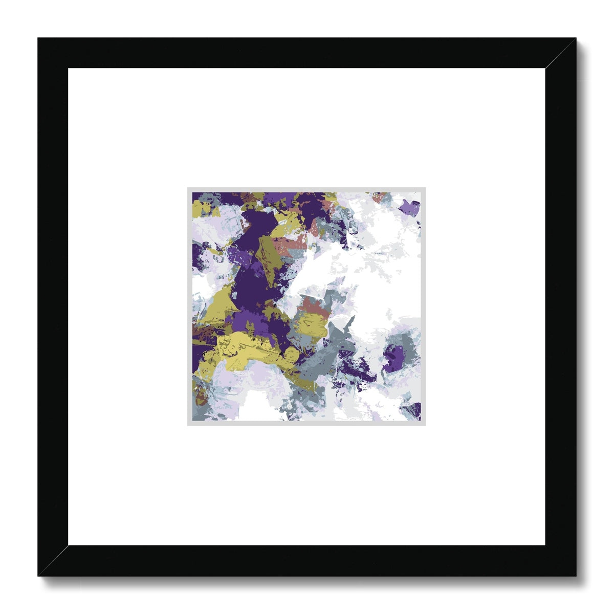 Framed Graphic Art Print, Faux Mat - 12x12 inches | FMS-1140-7695