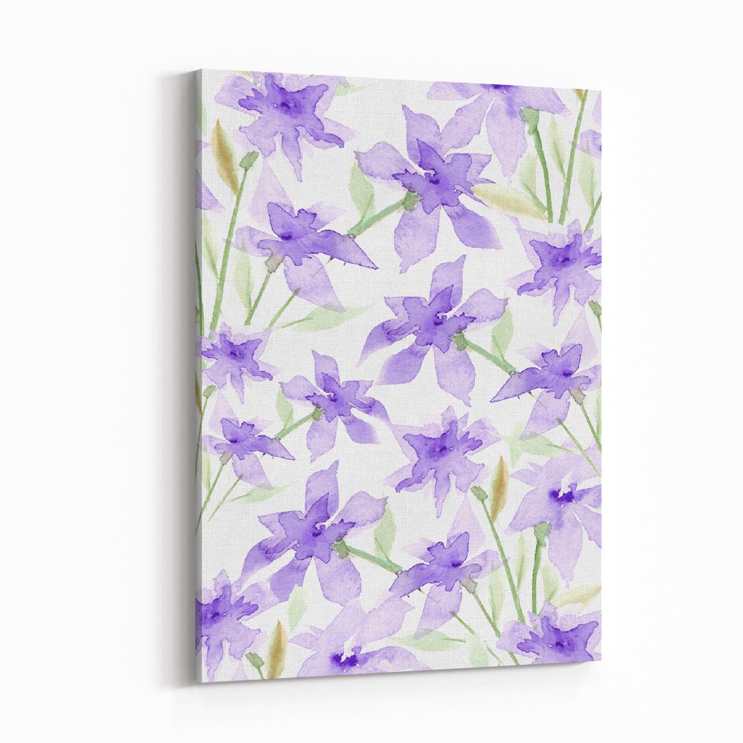 Floral Watercolor 1320 - 6"x8" Slim Canvas Fine Art Print