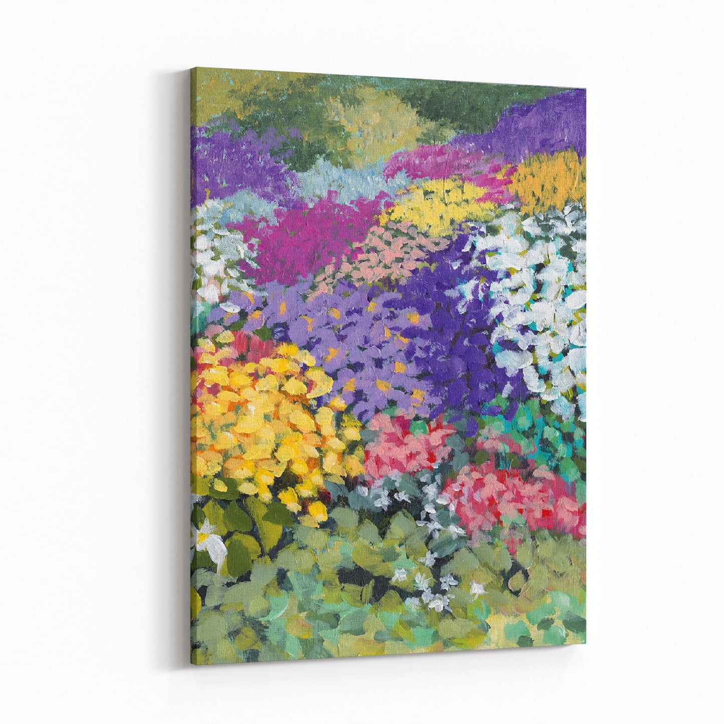 Floral Garden 2 - 6"x8" Slim Canvas Fine Art Print