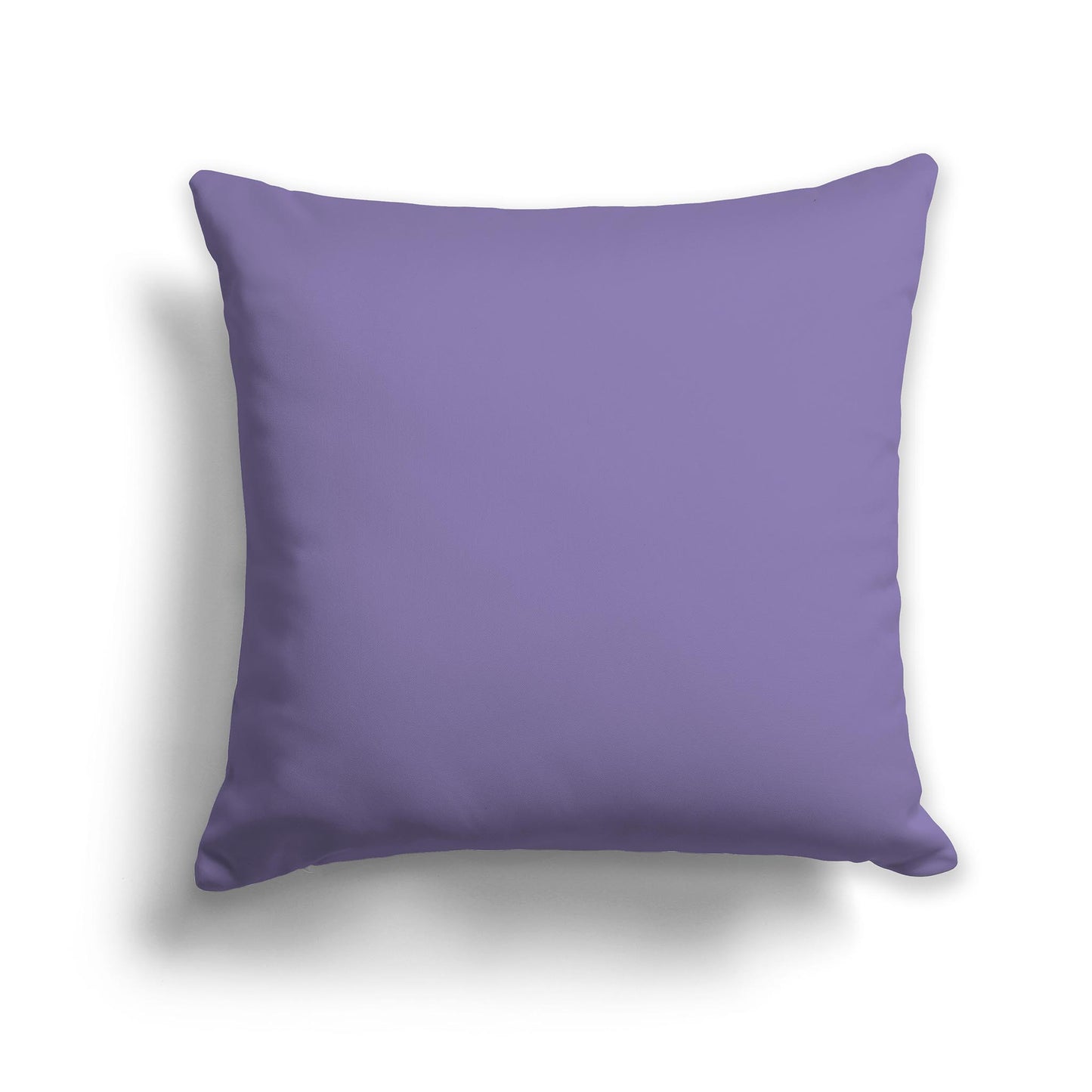 Square Throw Pillow in Solid Medium Purple