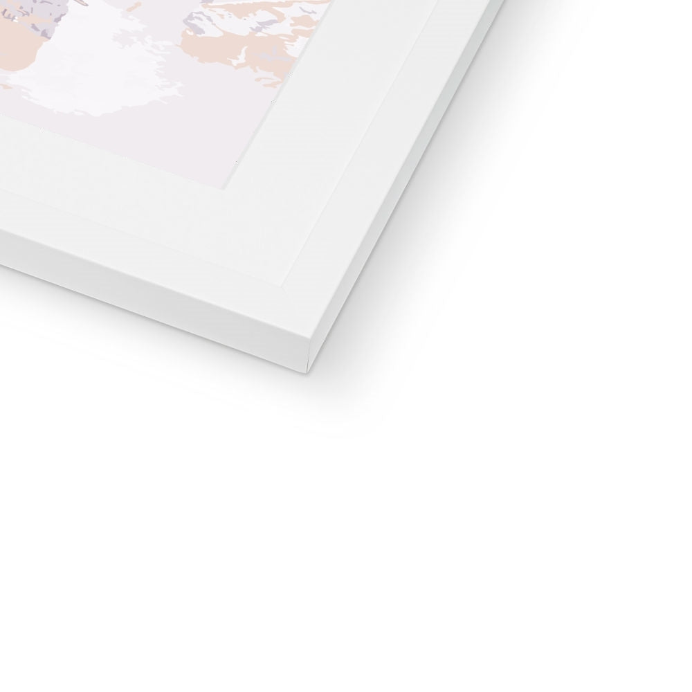 Framed Graphic Art Print, White Mat - 6x8, 8x12, 11x14, 12x16, 16x20, 18x24, 20x28 inches | FPV-1180-7698