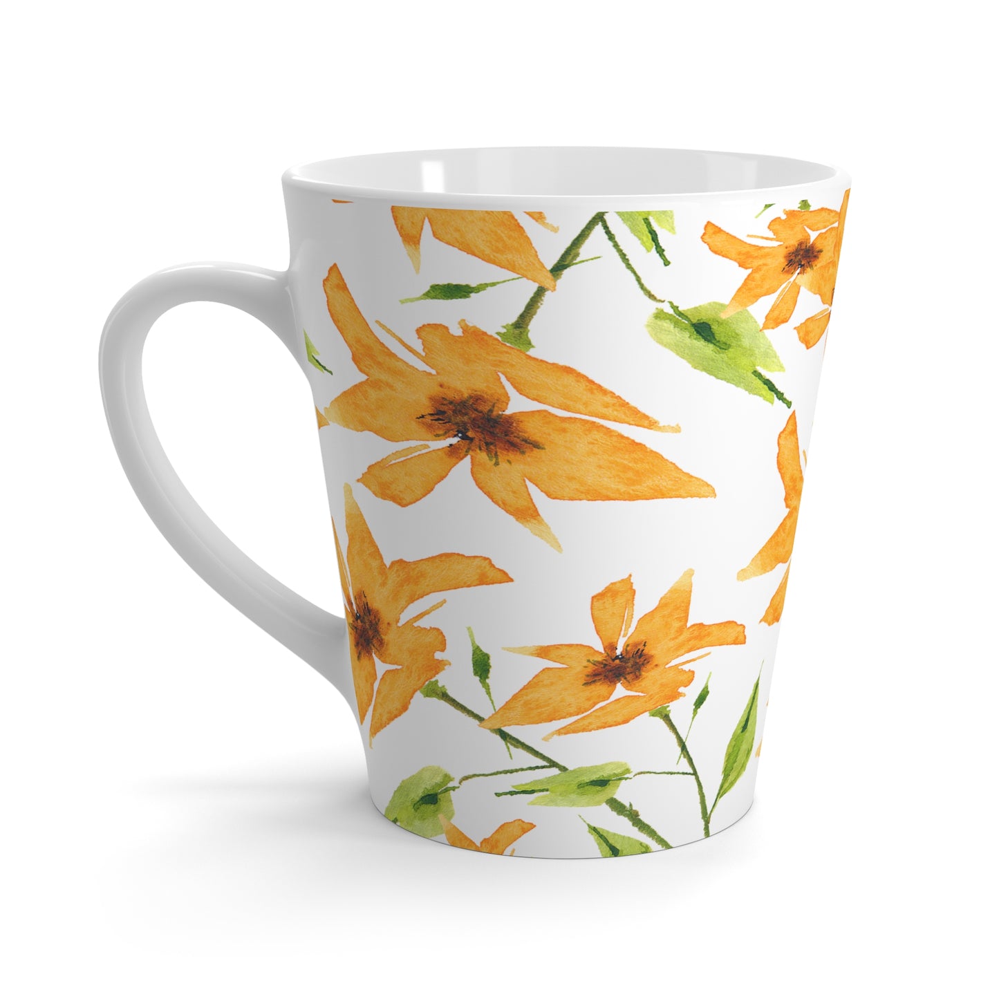 12oz Fine Art Watercolor Latte Mug | LM-1394