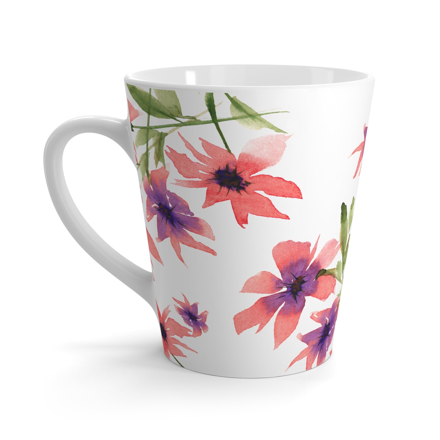 12oz Fine Art Watercolor Latte Mug | LM-1344