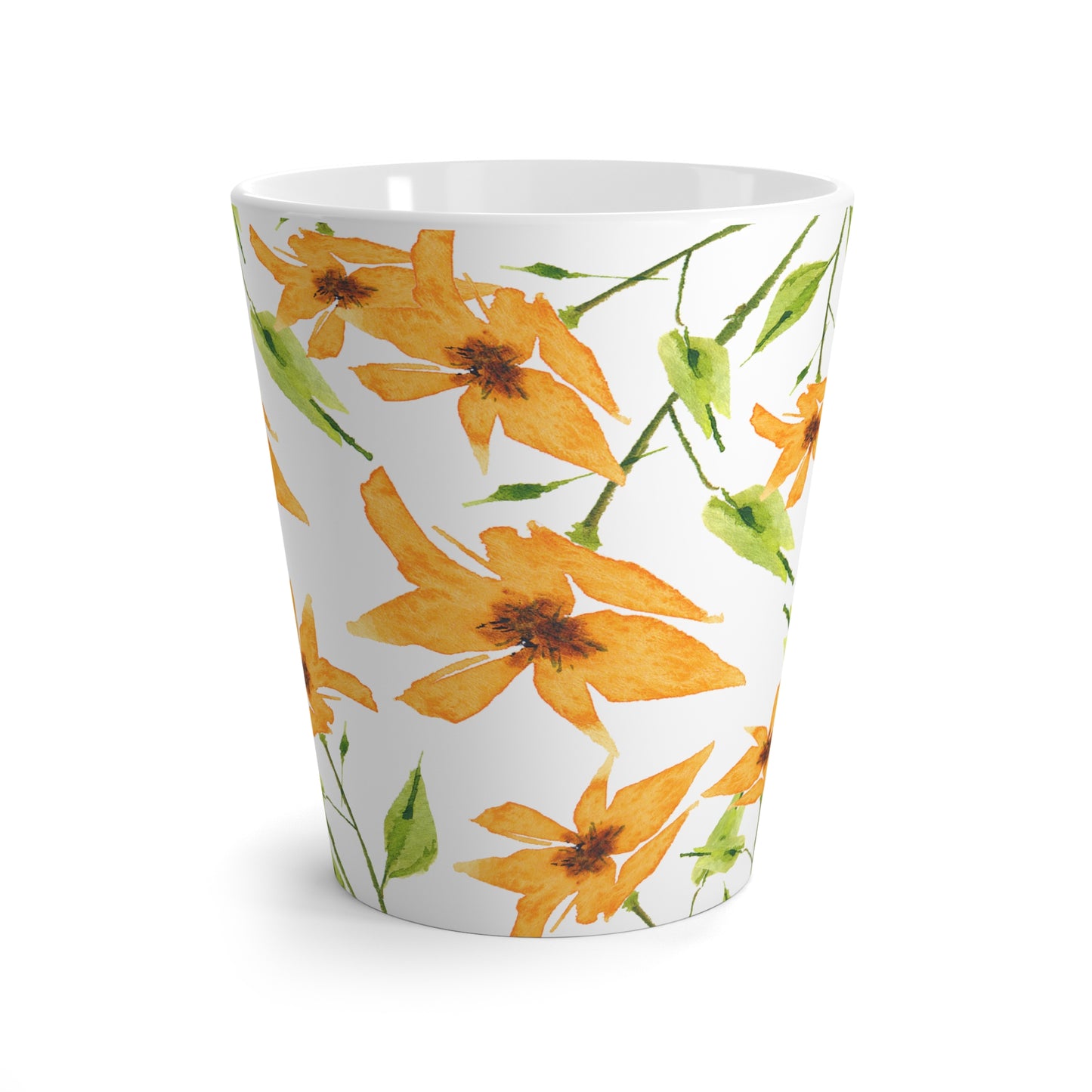 12oz Fine Art Watercolor Latte Mug | LM-1394
