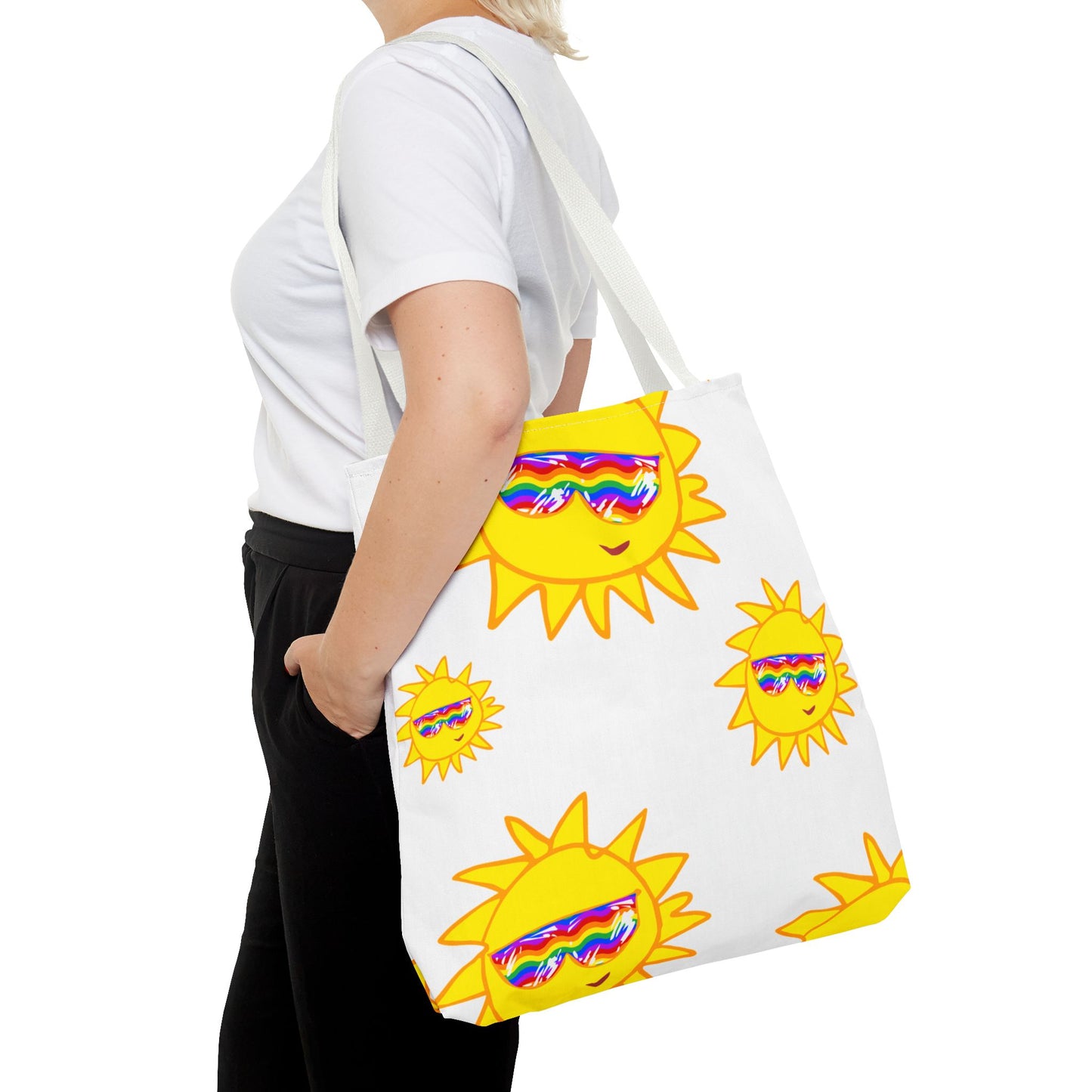 Shopping Tote with Rainbow Vibes | TBPF