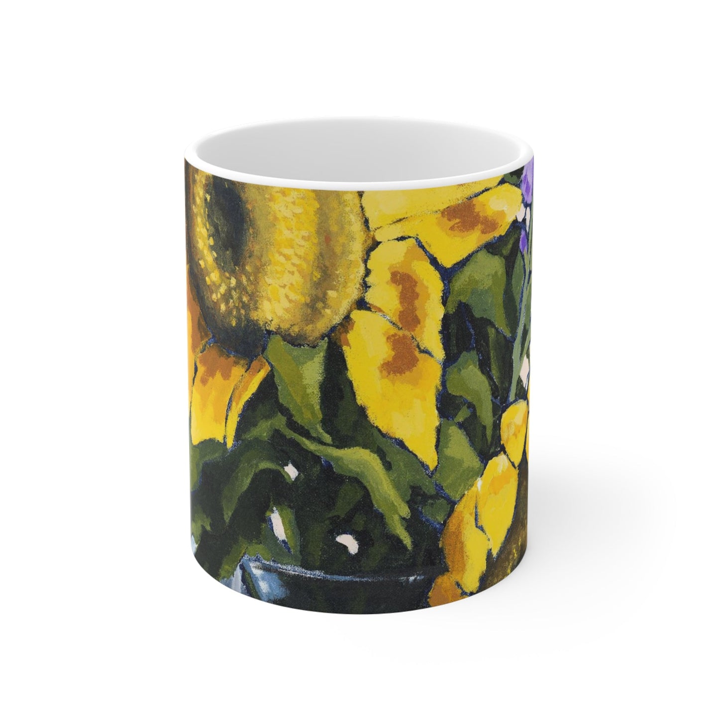 11oz Fine Art Ceramic Mug | Sunflowers, CM-1040
