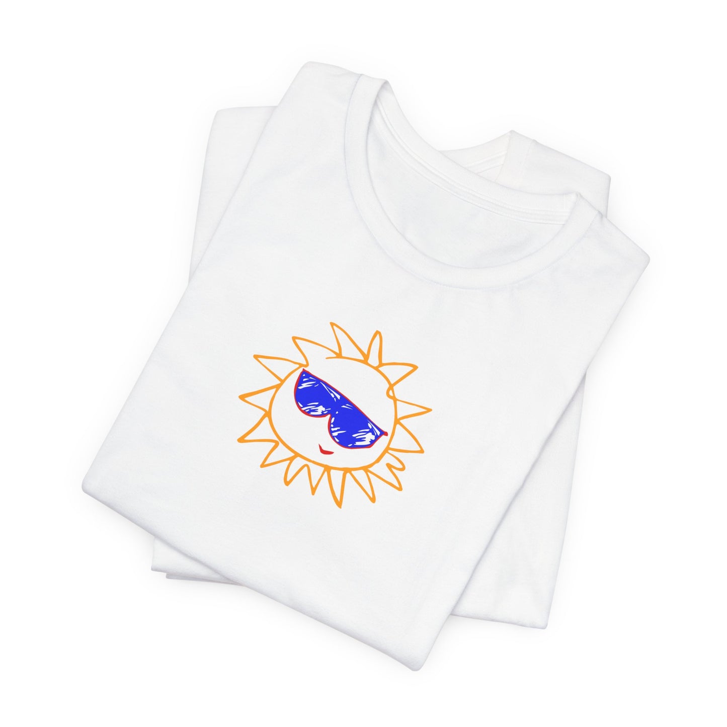 Bella + Canvas 3001 Unisex Cheerful Vibes Tee - Perfect for summer, gifts, celebrations and beach days | TSST
