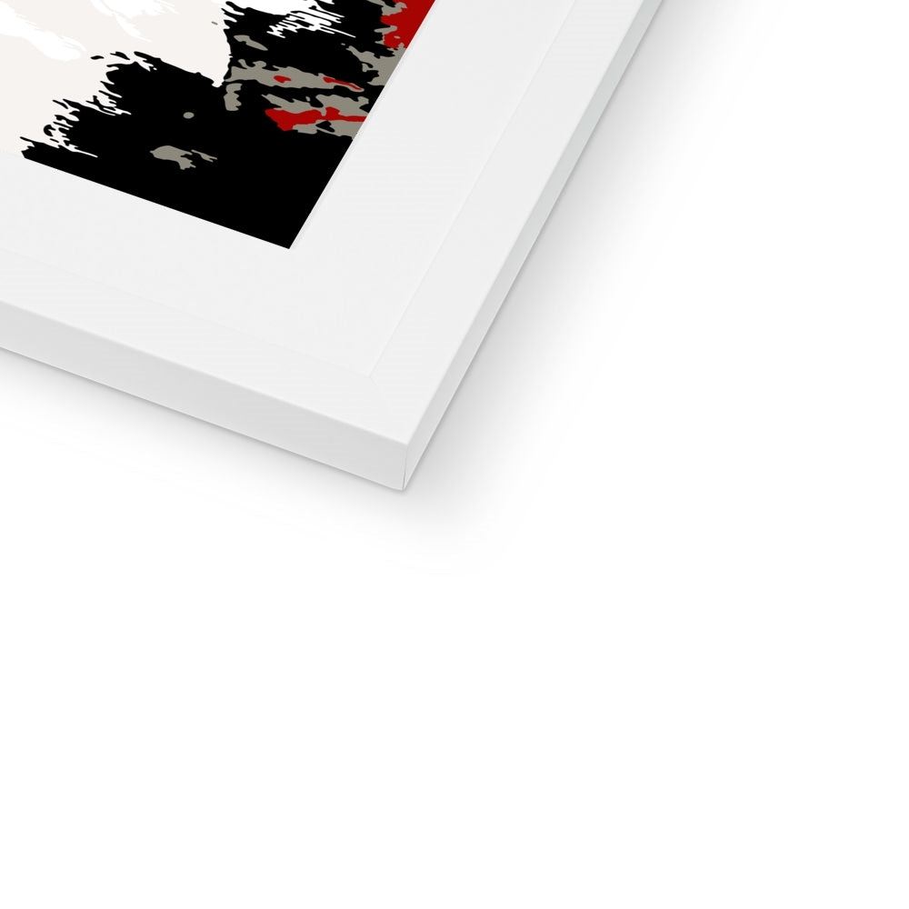 Framed Graphic Art Print, White Mat - 6x8, 8x12, 11x14, 12x16, 16x20, 18x24, 20x28 inches | FPV-1190-7696