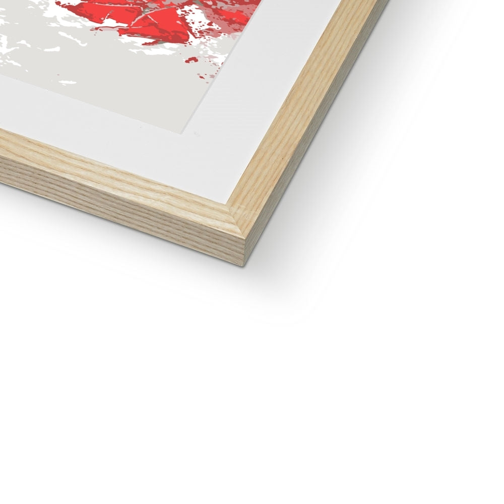 Framed Graphic Art Print, White Mat - 8x8 12x12 16x16 20x20 24x24 28x28 inches | FPS-1190-7693