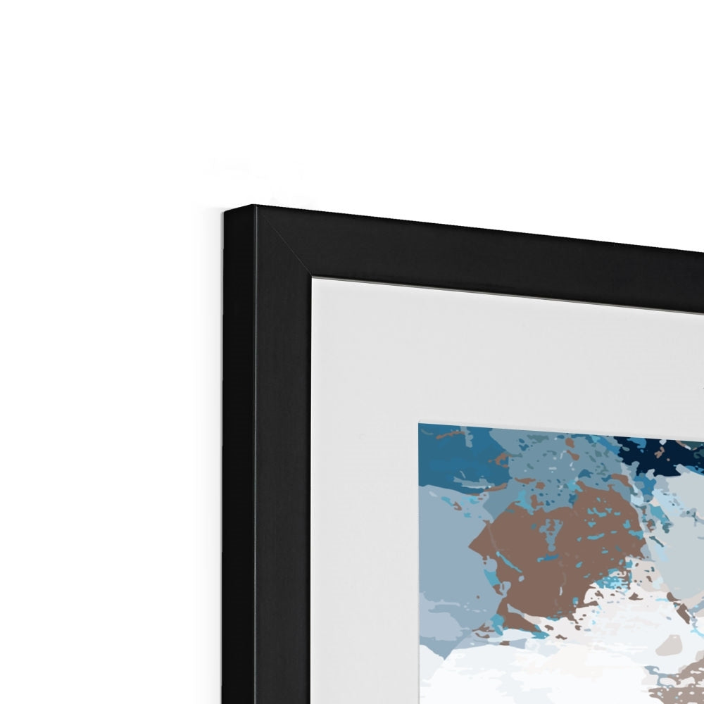 Framed Graphic Art Print, White Mat - 8x8 12x12 16x16 20x20 24x24 28x28 inches | FPS-1150-7693