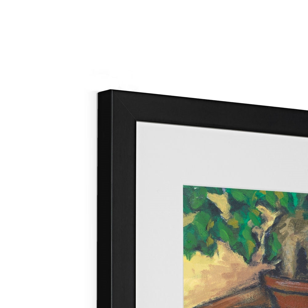 Framed Fine Art Print, White Mat - 8x6 10x8 12x8 inches | Still Life in Acrylic, FPH-1000-1104