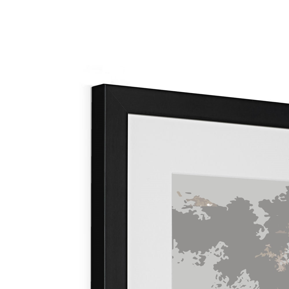 Framed Graphic Art Print, White Mat - 8x8 12x12 16x16 20x20 24x24 28x28 inches | FPS-1170-7691