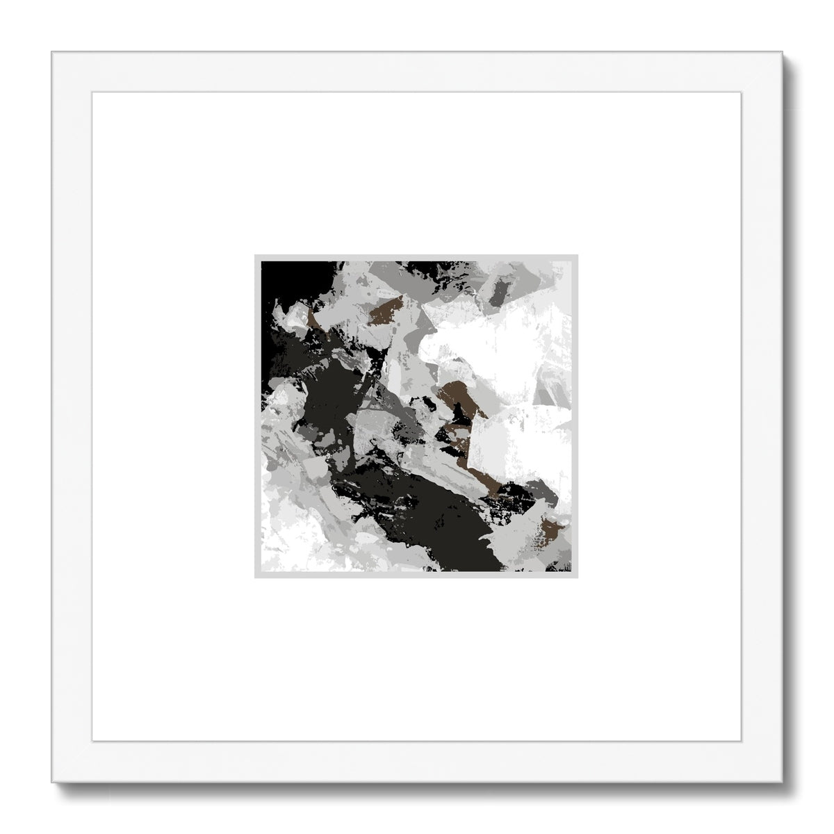 Framed Graphic Art Print, Faux Mat - 12x12 inches | FMS-1170-7690