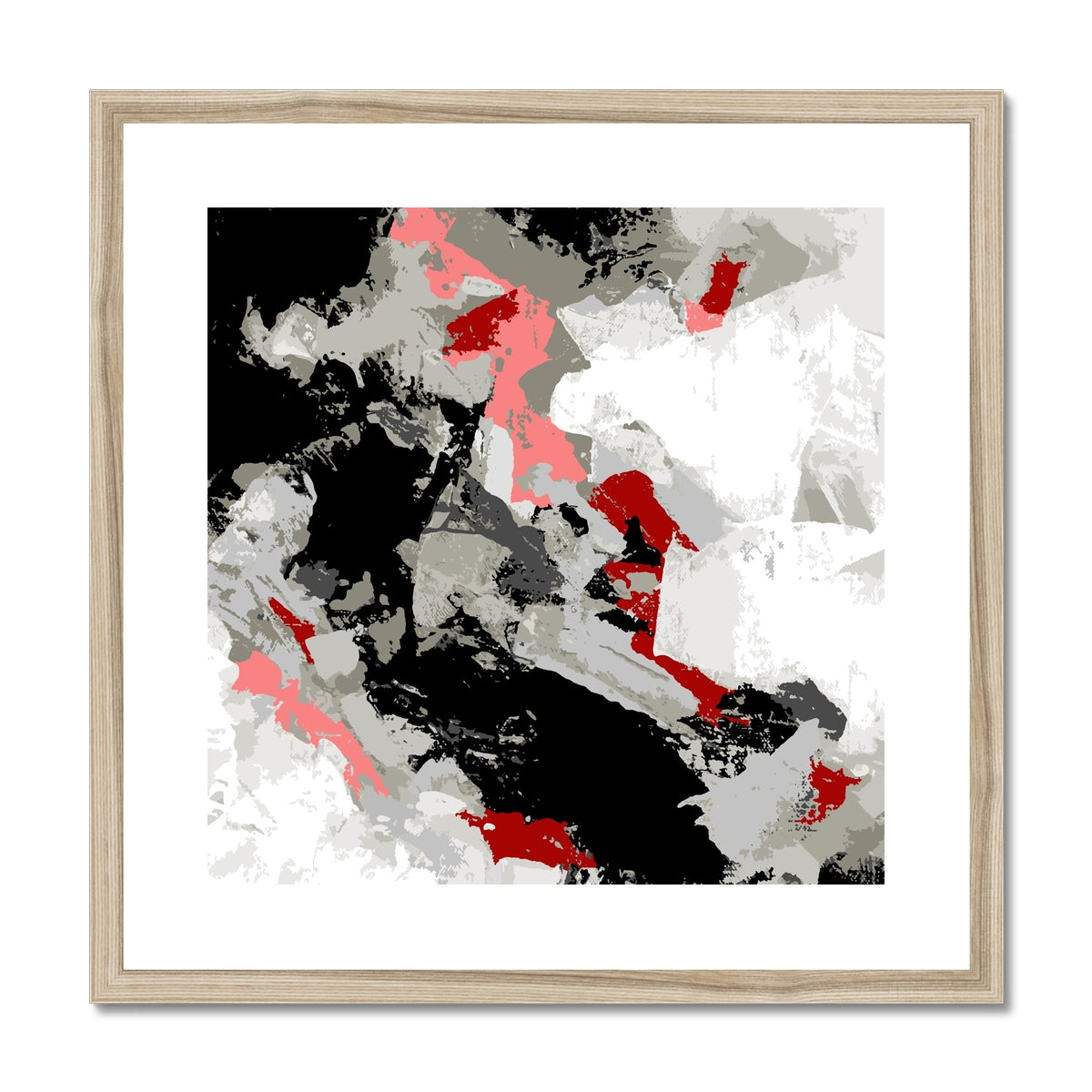 Framed Graphic Art Print, White Mat - 8x8 12x12 16x16 20x20 24x24 28x28 inches | FPS-1190-7690