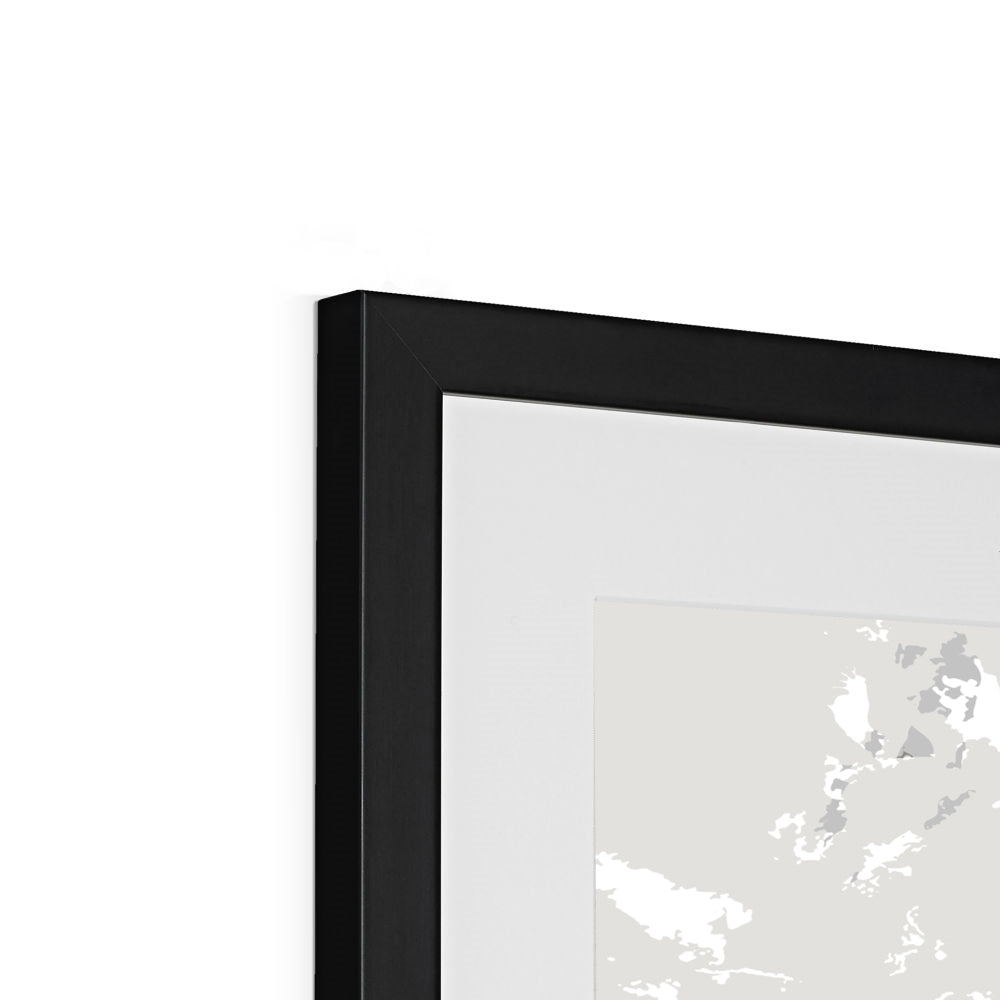Framed Graphic Art Print, White Mat - 6x8, 8x12, 11x14, 12x16, 16x20, 18x24, 20x28 inches | FPV-1190-7688