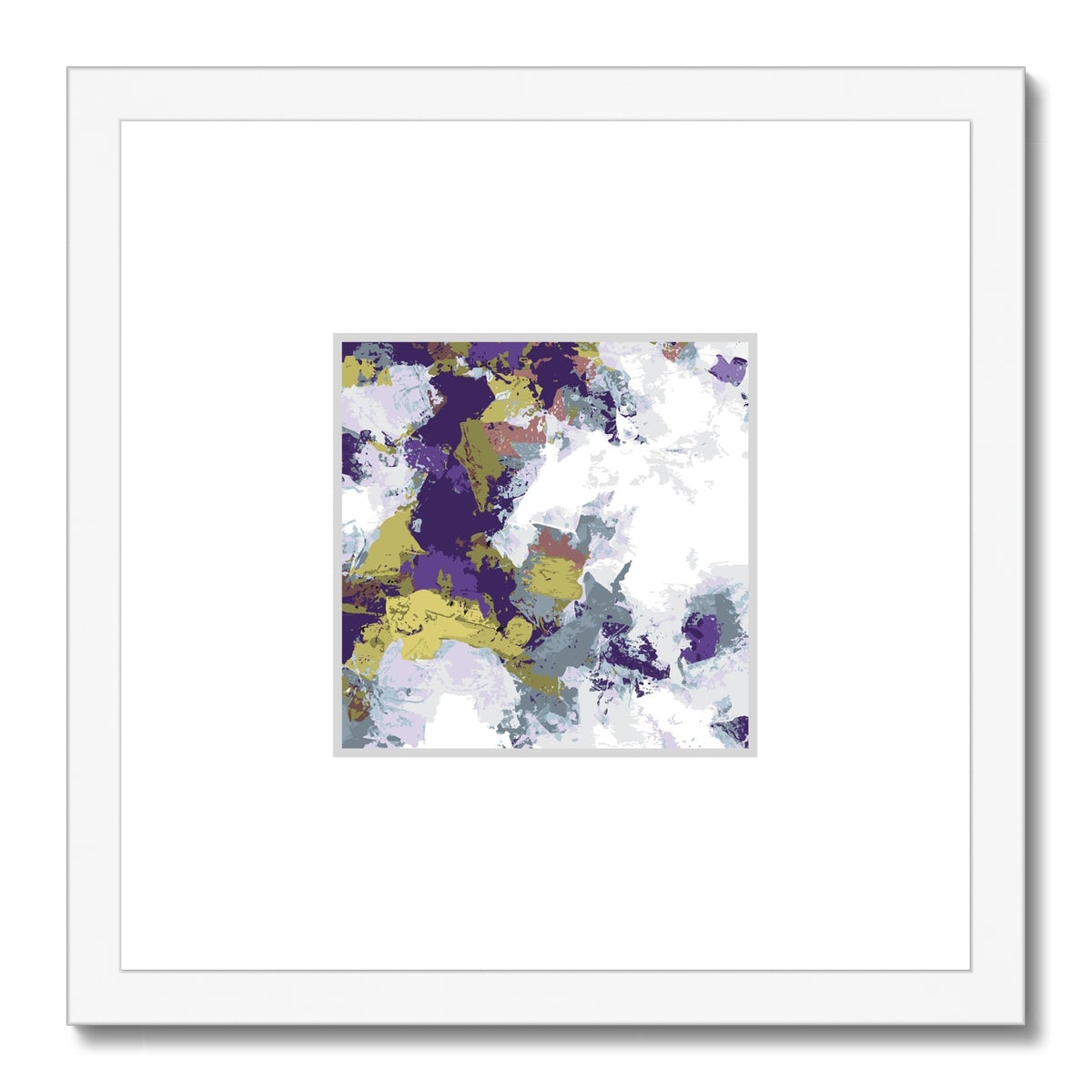 Framed Graphic Art Print, Faux Mat - 12x12 inches | FMS-1140-7695