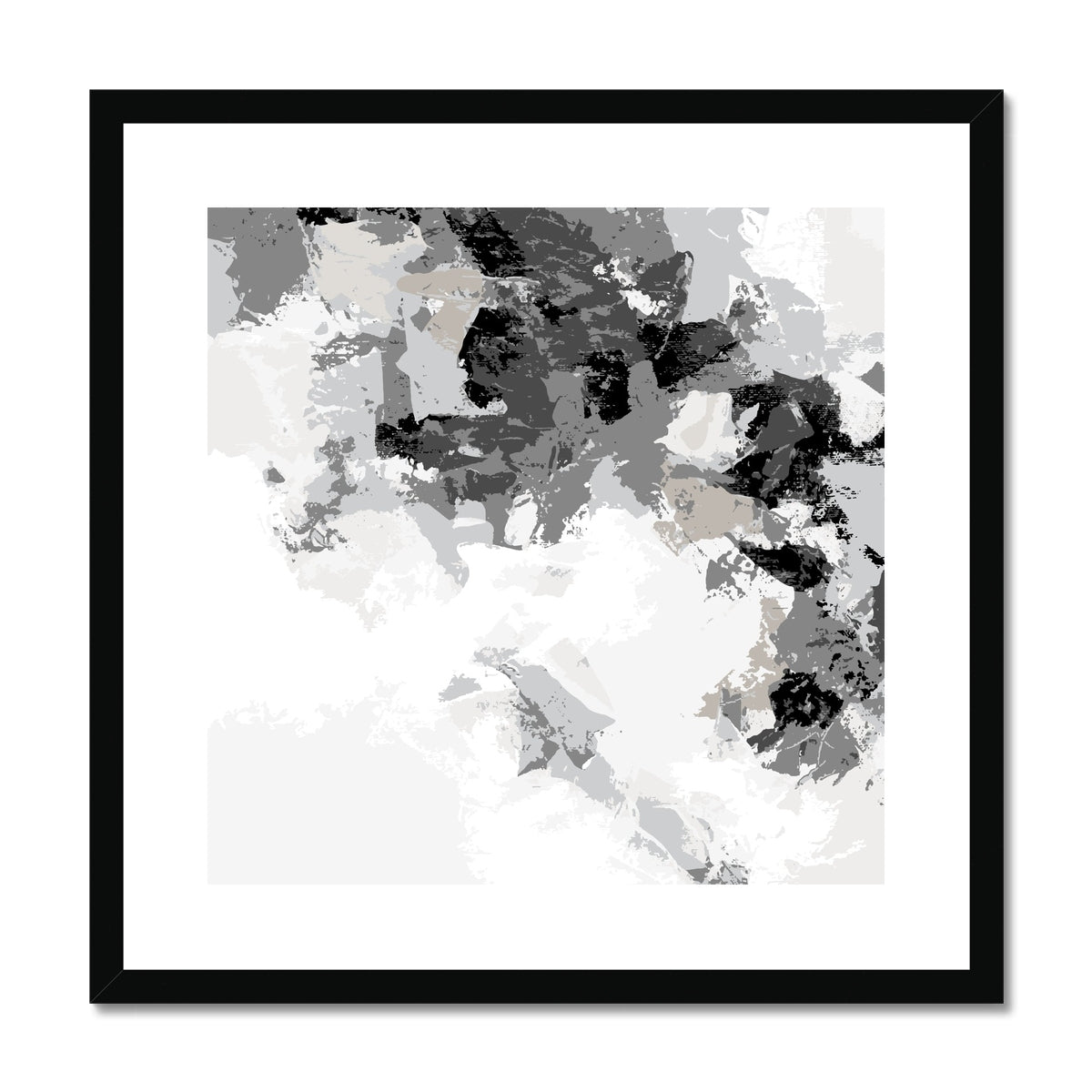 Framed Graphic Art Print, White Mat - 8x8 12x12 16x16 20x20 24x24 28x28 inches | FPS-1200-7693