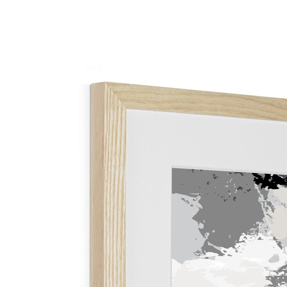 Framed Graphic Art Print, White Mat - 8x8 12x12 16x16 20x20 24x24 28x28 inches | FPS-1200-7693