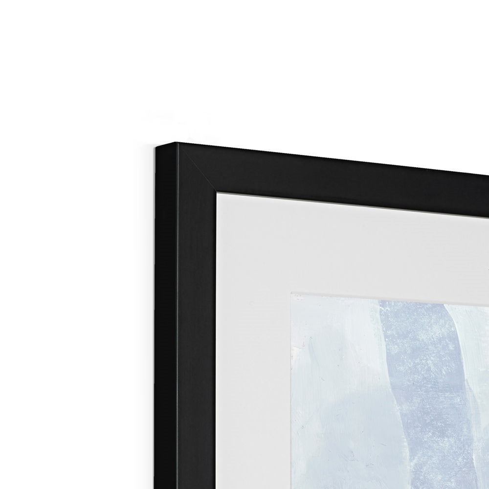 Framed Fine Art Print, White Mat - 8x12 12x16 12x18 inches | Yellow Tulips in Acrylic, FPV-1120-002