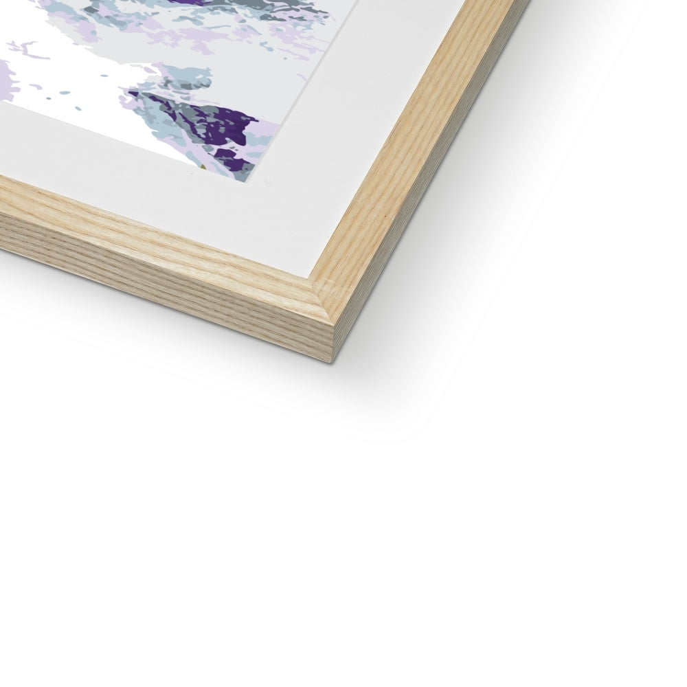 Framed Graphic Art Print, White Mat - 8x8 12x12 16x16 20x20 24x24 28x28 inches | FPS-1140-7695