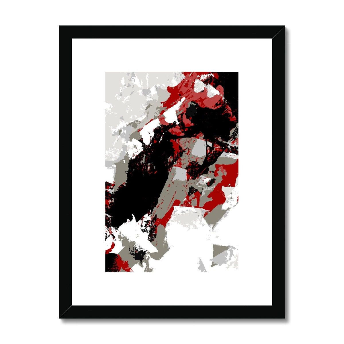 Framed Graphic Art Print, White Mat - 6x8, 8x12, 11x14, 12x16, 16x20, 18x24, 20x28 inches | FPV-1190-7688