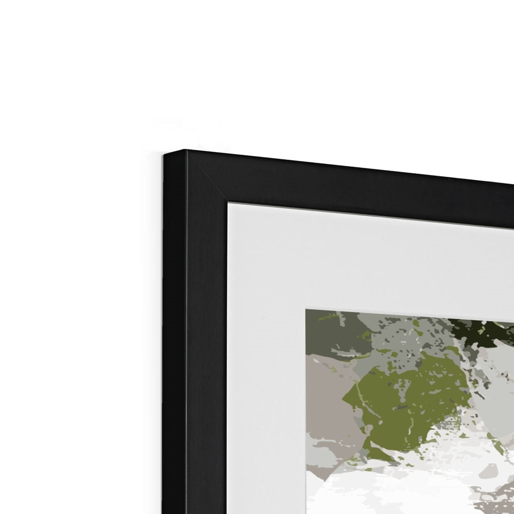 Framed Graphic Art Print, White Mat - 8x8 12x12 16x16 20x20 24x24 28x28 inches | FPS-1240-7693