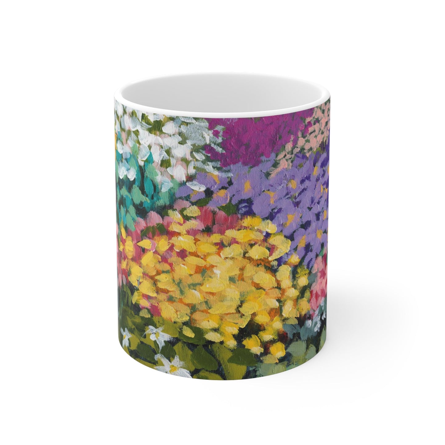 11oz Fine Art Ceramic Mug | Floral Garden, CM-1147
