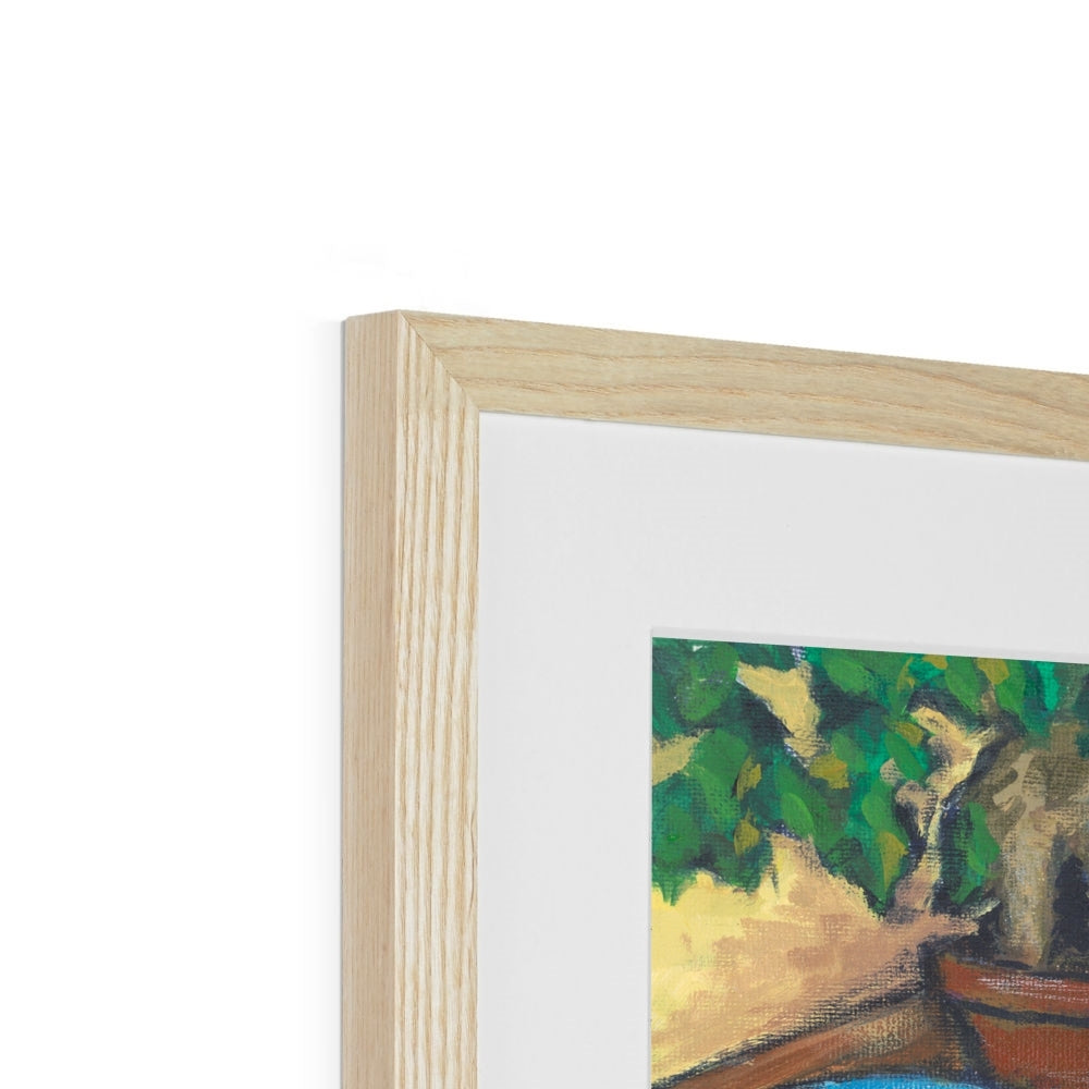 Framed Fine Art Print, White Mat - 8x6 10x8 12x8 inches | Still Life in Acrylic, FPH-1000-1104