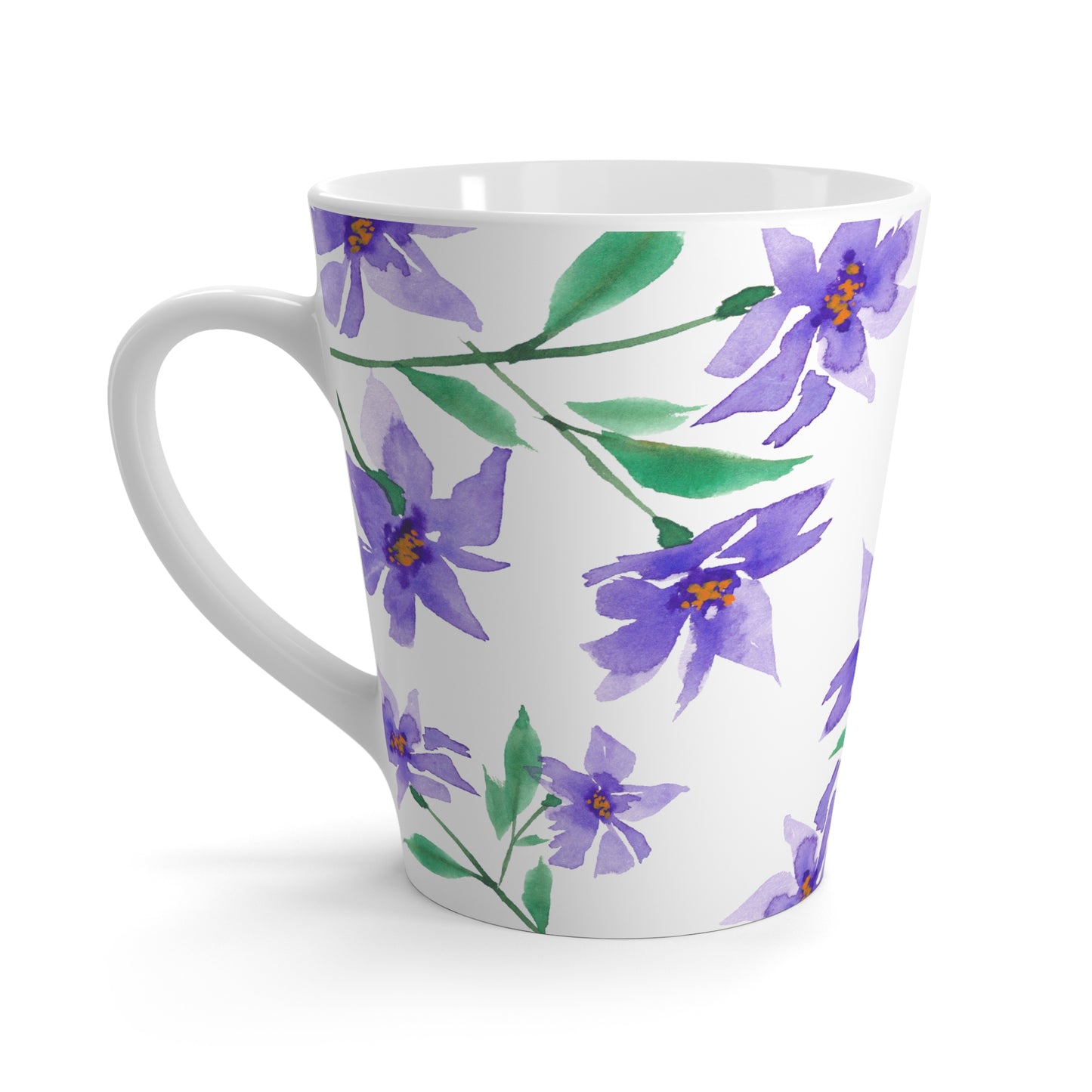 12oz Fine Art Watercolor Latte Mug | LM-1354