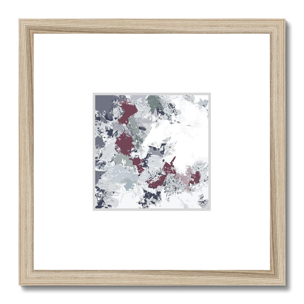 Framed Graphic Art Print, Faux Mat - 12x12 inches | FMS-1210-7695
